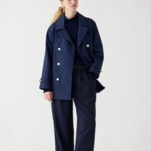 NWT J Crew Short Trench Coat